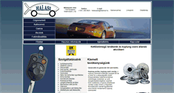 Desktop Screenshot of halasiauto.hu